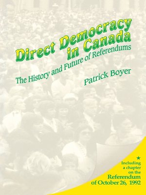 cover image of Direct Democracy in Canada